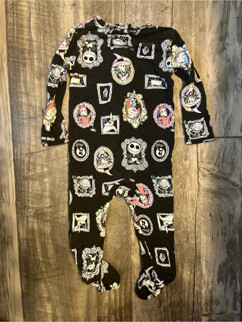 Disney Baby Nightmare Before Christmas Bamboo Sleeper 3-6M Jack Sally Halloween